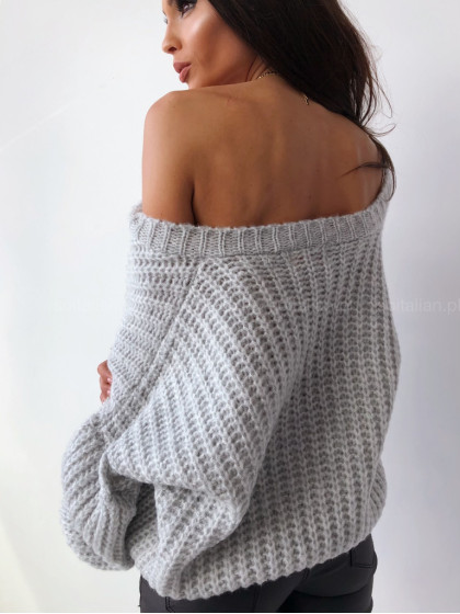 Sweter TESSERE light grey
