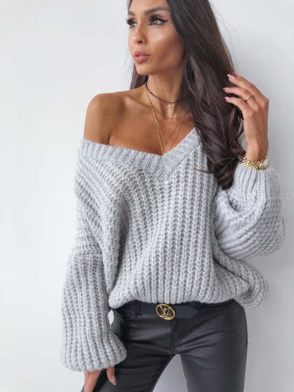 Sweter TESSERE light grey