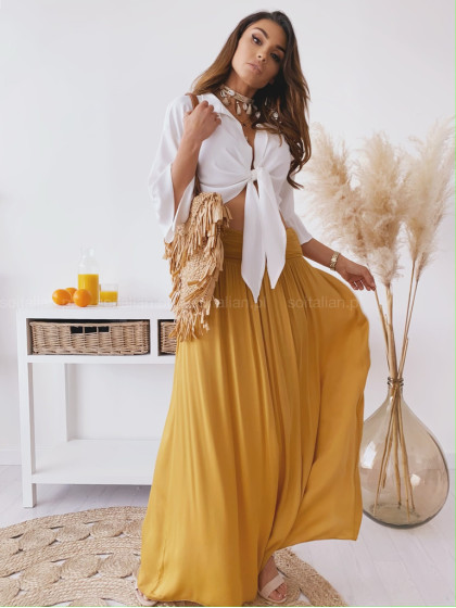 Spódnica MAXI sunny yellow