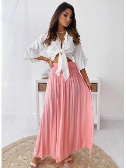 Spódnica MAXI light peach