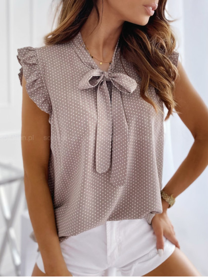 Bluzka AWESOME DOTS mocha
