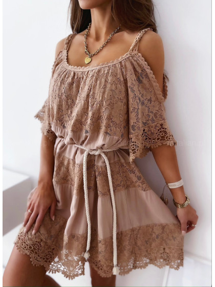 Sukienka WHISPER light camel