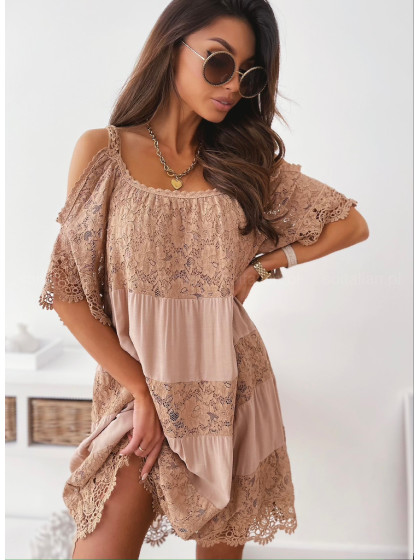 Sukienka WHISPER light camel