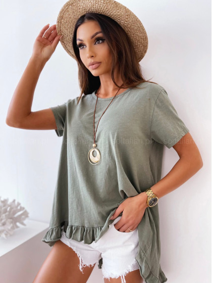 [:pl]Bluzka RICCARDI KHAKI z naszyjnikiem[:en]Bluzka RICCARDI KHAKI z naszyjnikiem [:]