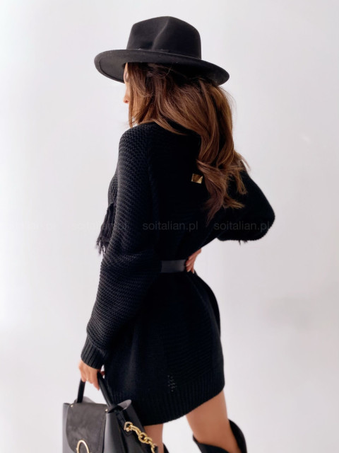 Sukienka swetrowa SHERIDAN BLACK