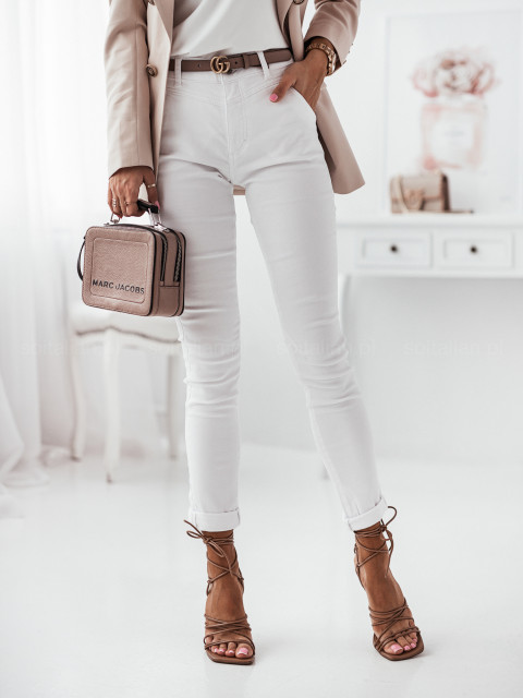 Spodnie jeansowe CHARIS WHITE
