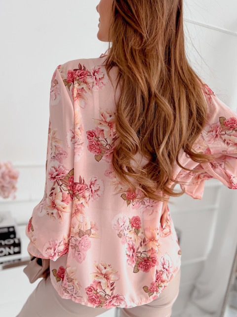 Bluzka koszulowa SHYLA pink/rose