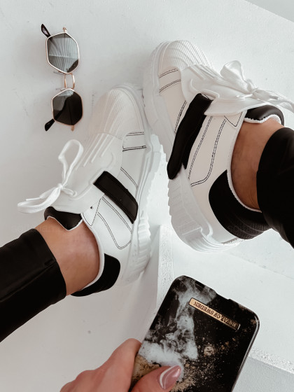 Sneakersy ADORE BLACK&WHITE