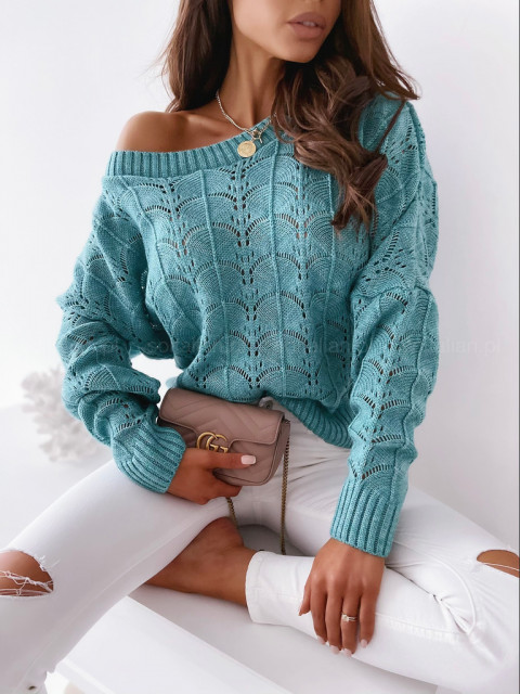 Sweter ażurowy CASTILE marmare