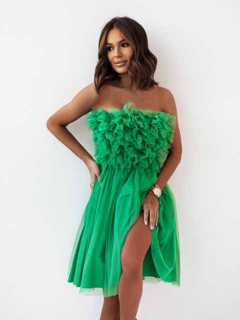 Sukienka MALAGA guilty green