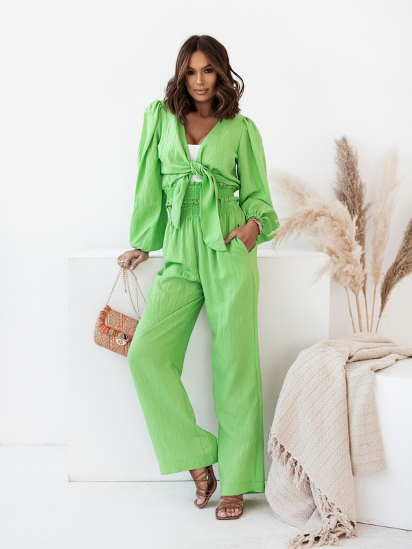 Komplet SALLIE GREEN (bluzka+spodnie)