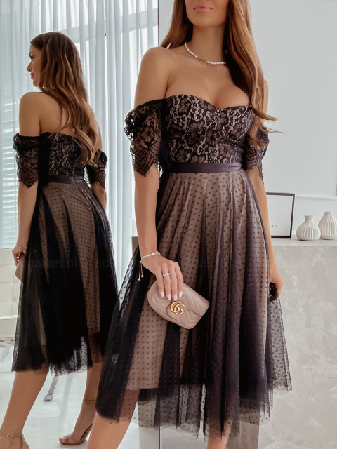 Sukienka koktajlowa FLORENCE black