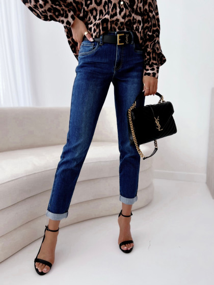 WEDNESDAY\u2019SGIRL Jeansy z prostymi nogawkami czarny W stylu casual Moda Jeansy Jeansy z prostymi nogawkami WEDNESDAY’SGIRL 
