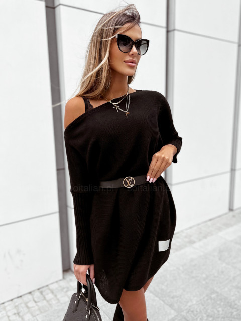 Sukienka swetrowa CORNELLIA black