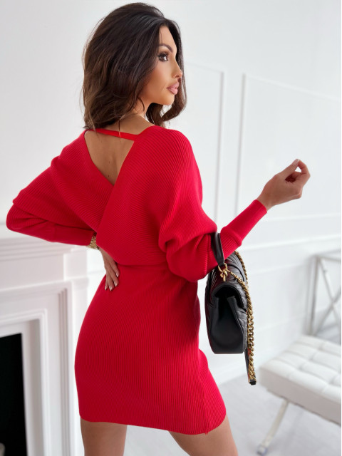 Elastyczna sukienka DESIRE red