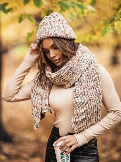 Zimowy komplet COLD DAY beige