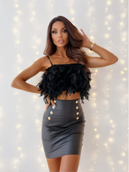 Gorset BLACK SWAN black