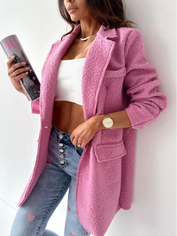 Płaszcz LORIENT SHORT dusty rose