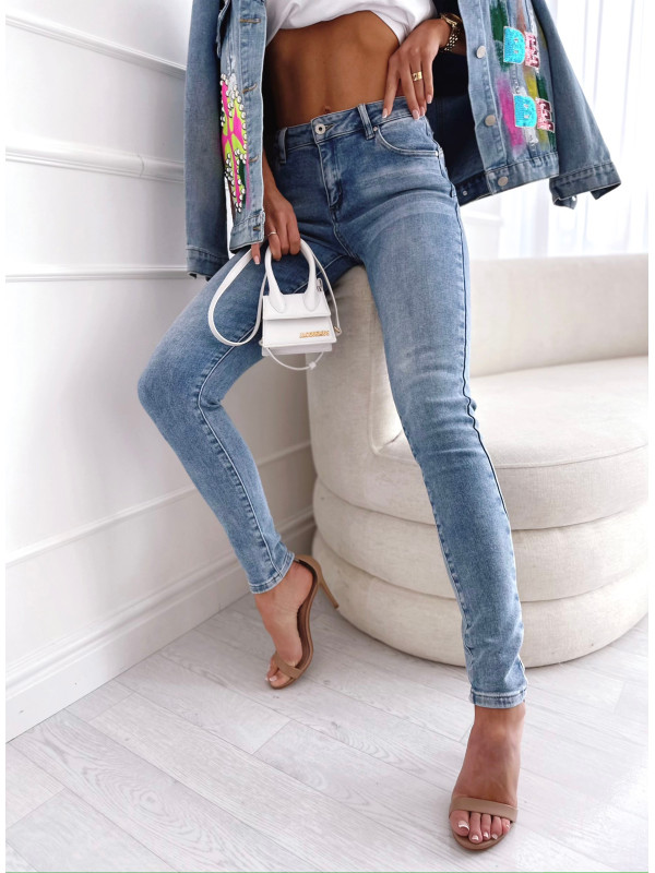 Spodnie jeansowe LUSSIE push-up