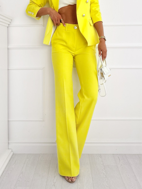 Spodnie LUXILY FLARE sunny yellow