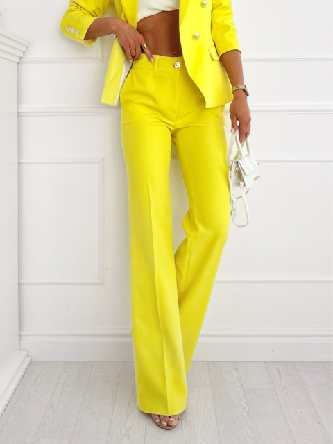 Spodnie LUXILY FLARE sunny yellow