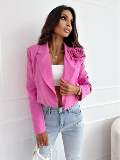Marynarka BELLVILLE SHORT pink