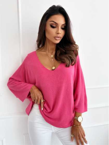 Sweter PRESTON raspberry