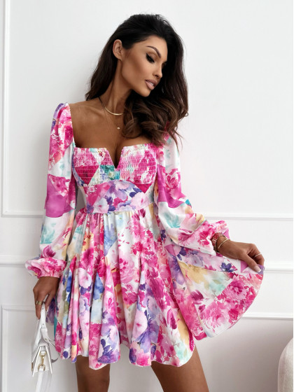 Sukienka HALLIE pink aquarelle
