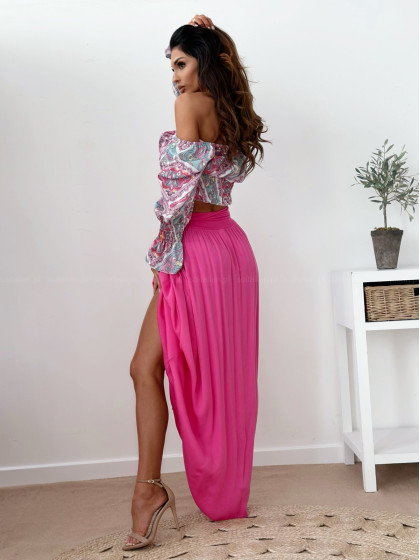 Spódnica MAXI fuchsia