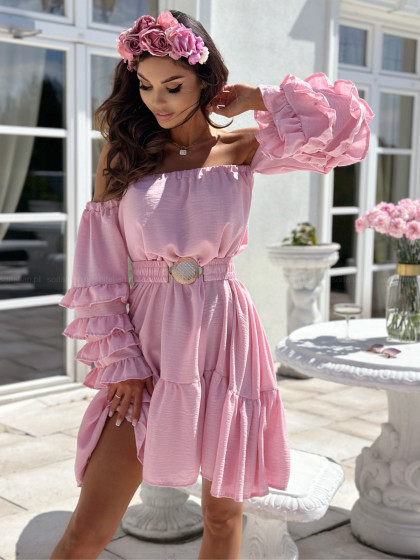 Sukienka JASMINE sweet pink