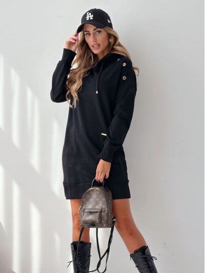 Sukienka dresowa LEA black