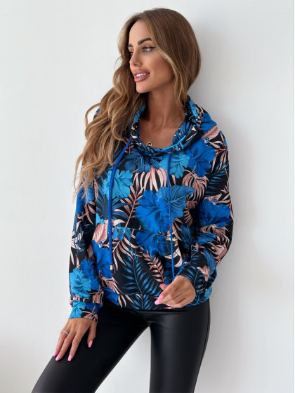 Bluza HOODIE tropical blue