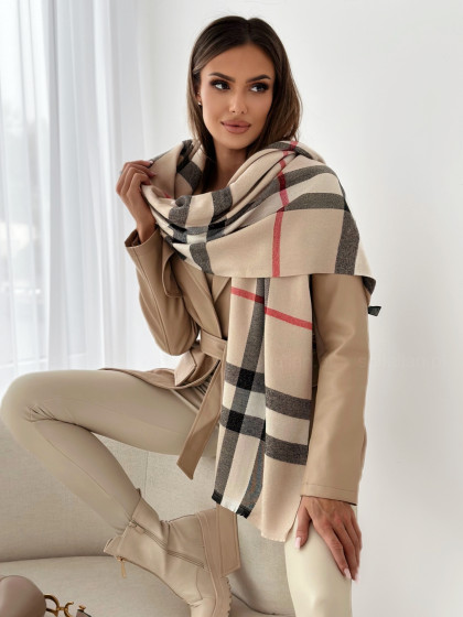 Szal GOLDEN BRIT beige