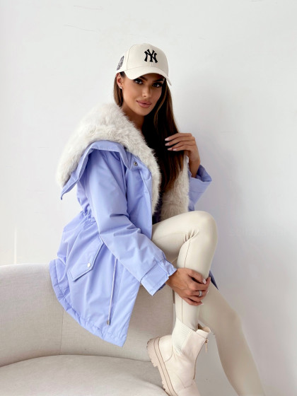 Kurtka LEWISTON lilac/beige...
