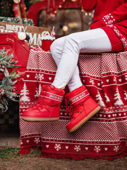 Śniegowce SNOW BOOT red