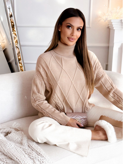 Sweter/golf CELIA camel
