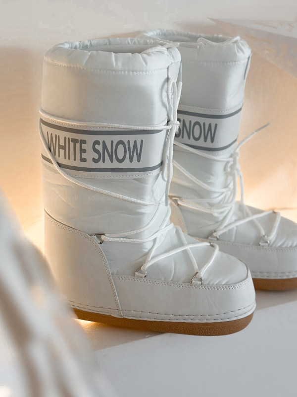 Śniegowce WHITE BOOT white