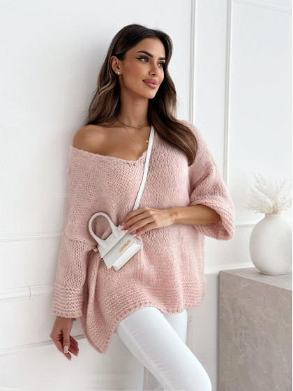 Sweter RALPHY powder pink