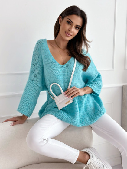 Sweter RALPHY turquoise
