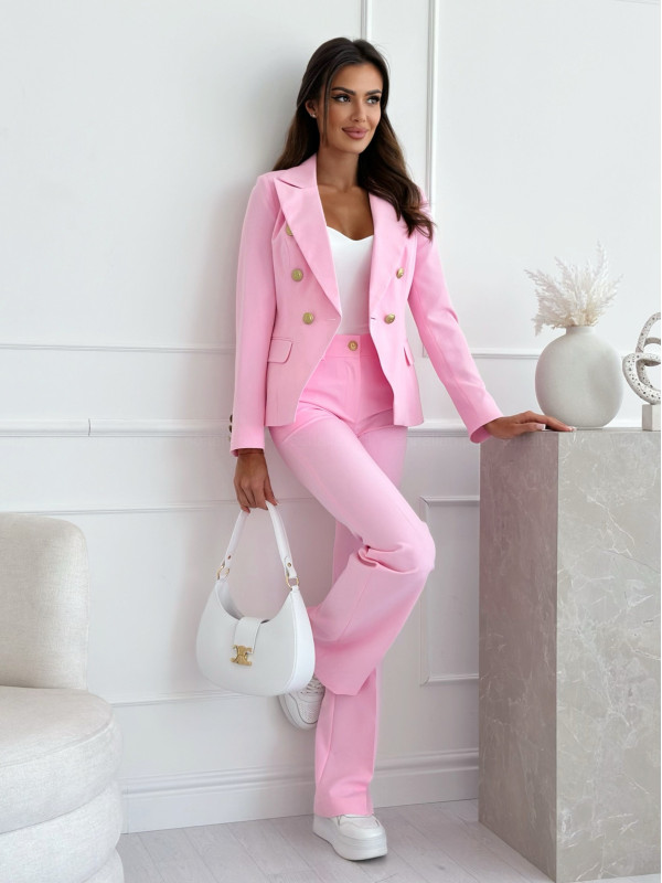 Spodnie LUXILY FLARE sweet pink