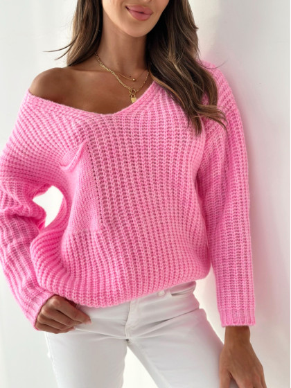 Sweter MARTIN candy pink