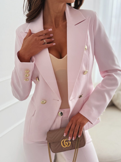 Marynarka LUXILY powder pink