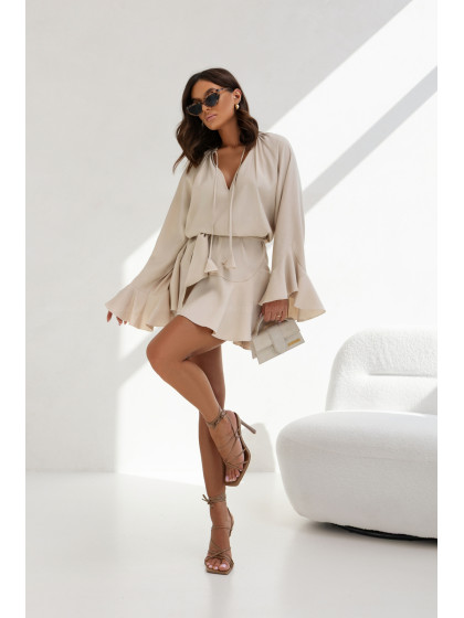 Sukienka TIFFANY nude beige