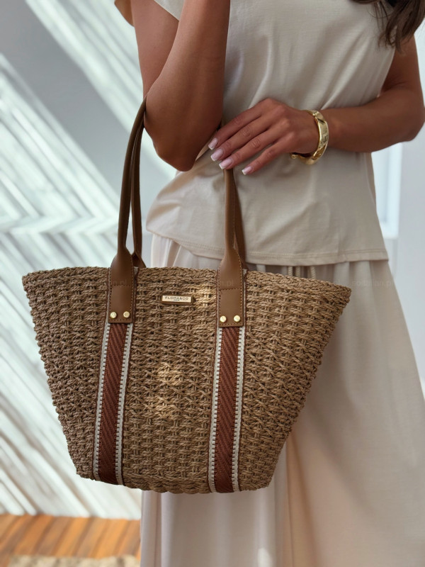 Torba/kosz FLORA&CO No.01 warm beige&beige