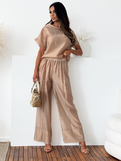 Komplet RINETTE golden beige