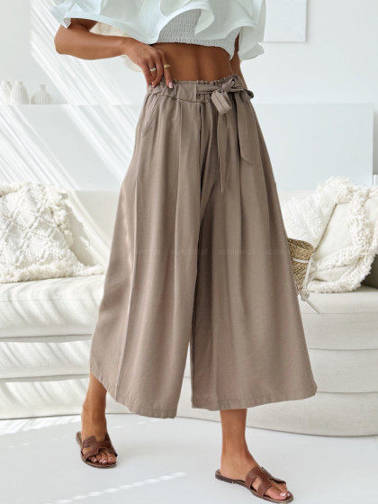 Spodnie culote MONTECITO beige