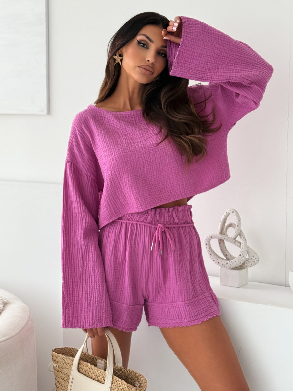 Komplet muślinowy VILARINO violet