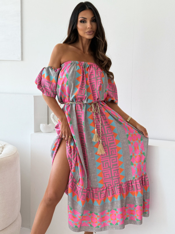 Sukienka MORAIRA grey melange
