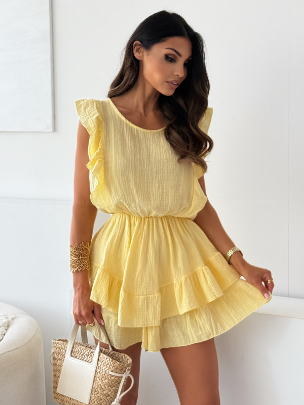Kombinezon muślinowy RIMINI yellow