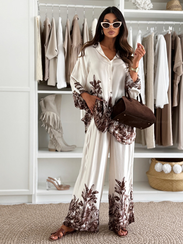 Komplet BONARIA nude&brown print